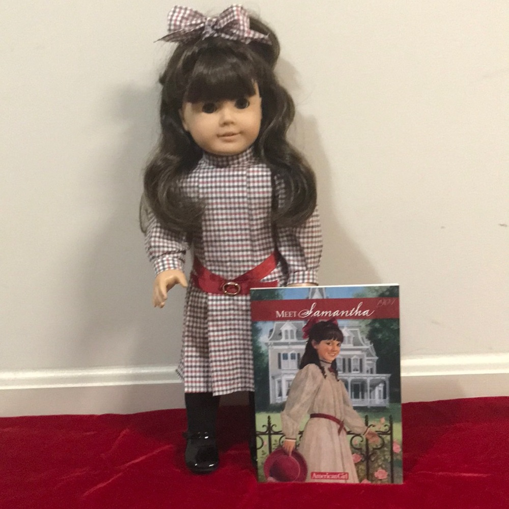 American Girl Doll Samantha Parkington With Meet Samantha Book!